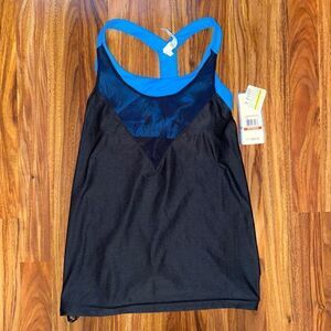 Under Armour NWT Black and a Blue Sports Bra Active Tank